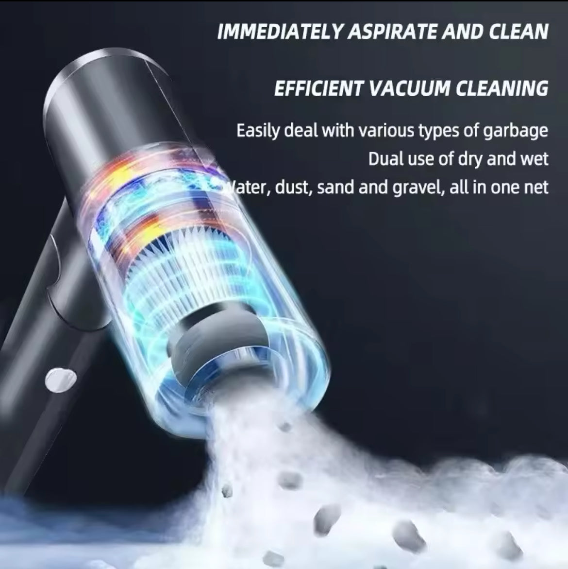 Portable Wireless Car Vacuum Cleaner Wireless Vacuum Cleaner Dual Use for Home and Car 120W